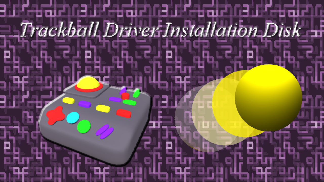 Picture of the game Trackball Driver Installation Disk"